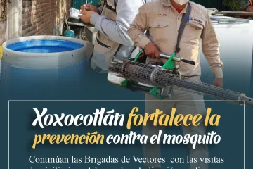 Sin tregua contra el Dengue en Xoxocotlán