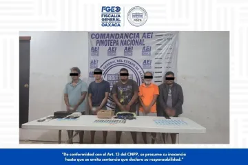 Fiscalía realiza cateos en puntos de narcomenudeo en la Costa, aseguran droga y detienen a cinco personas