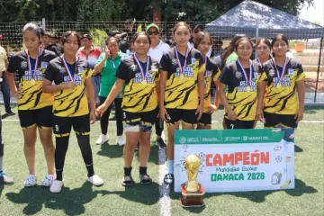 Tuxtepec y Reyes Etla, campeones de la fase estatal del Mundialito Escolar 2026