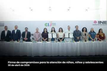 Congreso del Estado firma Agenda de Compromisos para la atención a niñas, niños y adolescentes