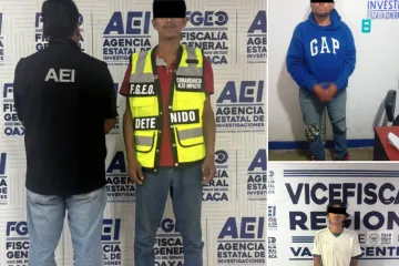 Ejecutan tres órdenes de aprehensión por robo, ocurridos en distintas regiones del estado