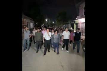 Santa Lucía Segura e Iluminada llega al Fraccionamiento Ejidal