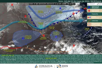 Se pronostican lluvias, lloviznas y algunas tormentas en diversas regiones de Oaxaca