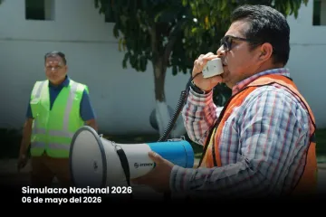 Participa Congreso de Oaxaca en el Primer Simulacro Nacional 2026 para fortalecer la cultura de la prevención
