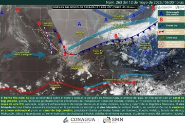 Prevén tormentas de corta duración con posible caída de granizo en Oaxaca