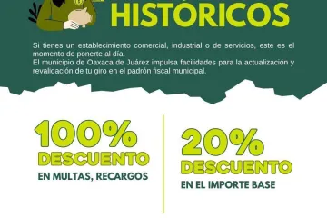 Oaxaca de Juárez impulsa incentivos fiscales para la regularización de contribuciones y trámites municipales