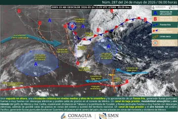 Inestabilidad atmosférica favorecerá lluvias en gran parte de Oaxaca