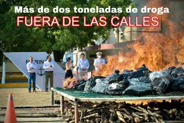 Más de dos toneladas de cocaína ya no llegarán a las calles ni pondrán en riesgo a las juventudes oaxaqueñas