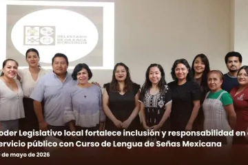 Poder Legislativo local fortalece inclusión y responsabilidad en el servicio público con Curso de Lengua de Señas Mexicana