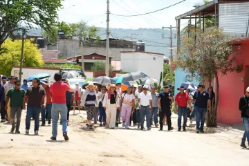 Invierten Federación y Municipio de Xoxocotlán 5 MDP para la construcción en 1.6 kilómetros de drenaje sanitario en Riveras del Atoyac