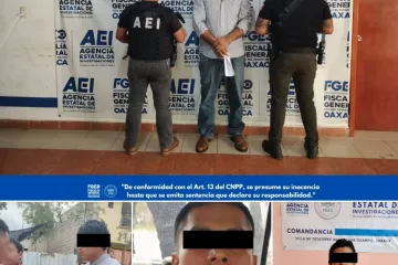 FGEO ejecuta cuatro órdenes de aprehensión en Oaxaca; uno de los implicados fue detenido en el Edo Mx
