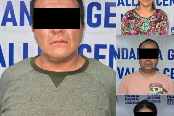 Fiscalía de Oaxaca detiene a cuatro personas probablemente relacionadas con robos cometidos en establecimientos comerciales de la colonia Reforma de Oaxaca de Juárez