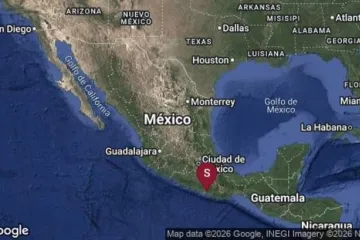 Reportan saldo blanco luego de sismo de 5.6 en la Costa de Oaxaca