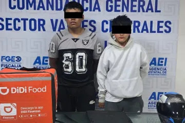 FGEO detiene a dos personas por robo con violencia