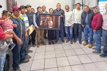 Nino Morales recorre comunidades de la Sierra Mixe