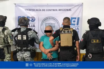 FGEO ejecuta cateo en la Sierra de Flores Magón; aseguran presuntas drogas y detienen a una persona