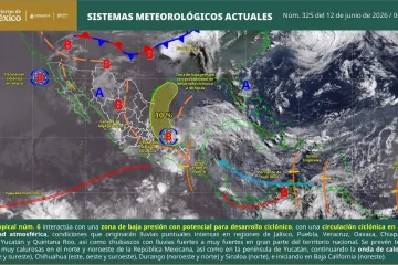 Se mantendrán condiciones para lluvias y tormentas vespertinas en territorio oaxaqueño