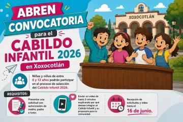 ¡Convocan a niñas y niños de Xoxocotlán a integrar el Cabildo Infantil!