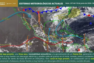 Onda tropical número 8 favorecerá lluvias y tormentas aisladas en Oaxaca