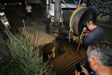 Reconocen familias de la Reforma Agraria intervención del gobierno municipal para desazolvar zonas en riesgo por lluvias