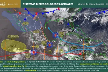 Prevén lluvias con tormentas eléctricas y oleaje elevado en la costa oaxaqueña