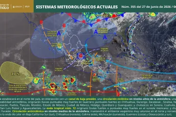 Persistirán lluvias vespertinas con tormentas eléctricas y ambiente caluroso en Oaxaca 
