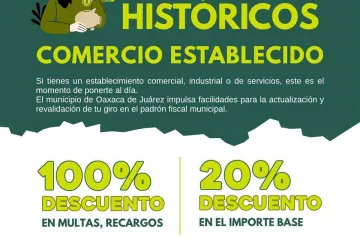 Oaxaca de Juárez mantiene incentivos para facilitar la regularización de contribuciones municipales