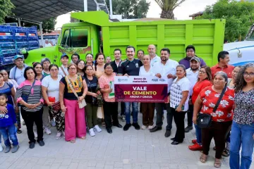 Impulsa Ray Chagoya obras comunitarias con entrega del Banco de Materiales