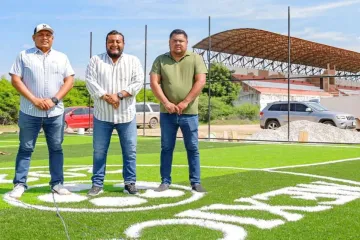 ¡Muy pronto el balón rodará en la nueva cancha que será para los jóvenes de la séptima sección!