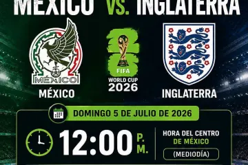 ¡SIEMPRE SI! SE JUEGA A LAS 18 HORAS COMO ESTABA NORMALMENTE. INGLATERRA REPELO. 