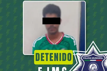 Policía Municipal de Oaxaca de Juárez detiene a una persona por el presunto delito de violencia familiar