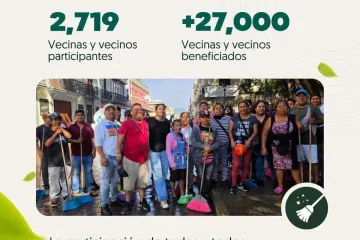 Tequios Vecinales fortalecen la recuperación de espacios públicos en Oaxaca de Juárez