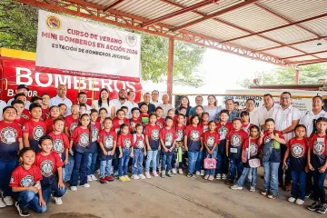 Ayudar a los demás también se aprende; arranca mini bomberos en acción 2026