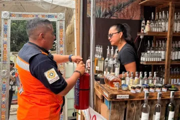 Protección Civil refuerza acciones preventivas durante las Expo Ferias de la Guelaguetza 