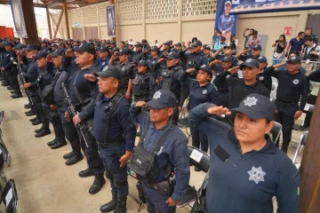 Fortalecen equipamiento policial en Xoxocotlán