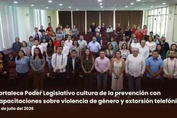 Fortalece Poder Legislativo cultura de la prevención con capacitaciones sobre violencia de género y extorsión telefónica