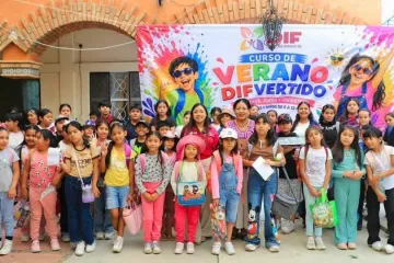 Arranca niñez xoxeña Curso de Verano Divertido