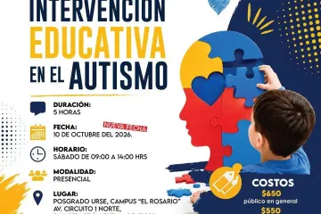 Anuncia URSE capacitación sobre intervención educativa en el autismo