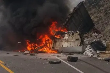 Tragedia en la súper carretera Cuacnopalan - Oaxaca, un muerto el saldo