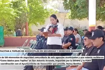 Fortalecen la seguridad comunitaria en Xoxocotlán