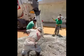 Continúan las obras en Santa Lucía del Camino