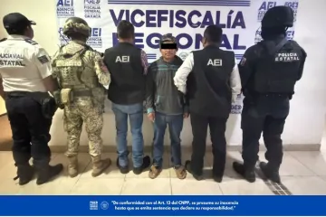 Fiscalía de Oaxaca detiene a probable responsable de homicidio calificado cometido en la Sierra Sur