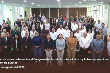 Con ciclo de conferencias el Congreso del Estado fortalece la ética y la transparencia en el servicio público
