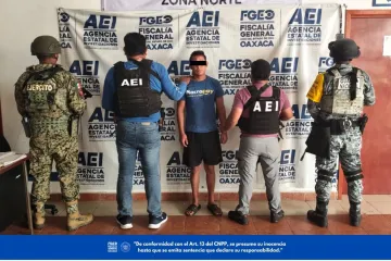 FGEO ejecuta orden de aprehensión contra probable responsable de violación agravada en Matías Romero