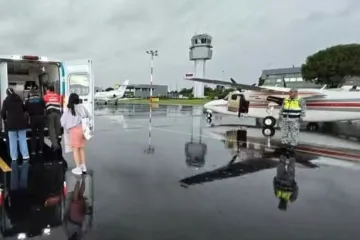 Traslado aéreo de emergencia de Oaxaca a Puebla