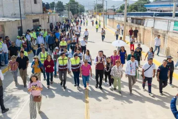 Nueva vialidad en Pueblo Nuevo mejora conectividad entre Oaxaca de Juárez y municipios vecinos