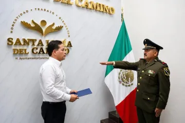 Toma protesta nuevo director de la Policía de Santa Lucía del Camino
