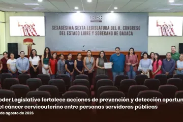 Poder Legislativo fortalece acciones de prevención y detección oportuna del cáncer cervicouterino entre personas servidoras públicas