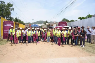 Arranca Xoxocotlán pavimentación en cuatro colonias de la periferia