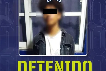 Detienen a persona por presunto robo de dinero y pertenencias